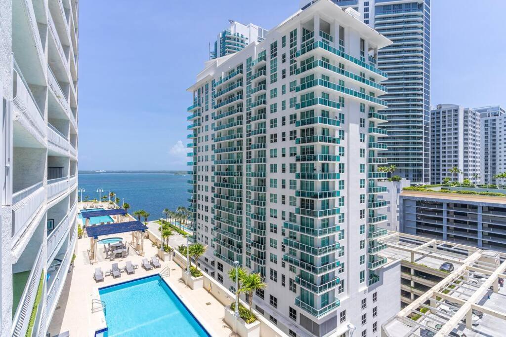 Modern 2/2 With Beautiful Ocean And Brickell Views Daire Miami Dış mekan fotoğraf