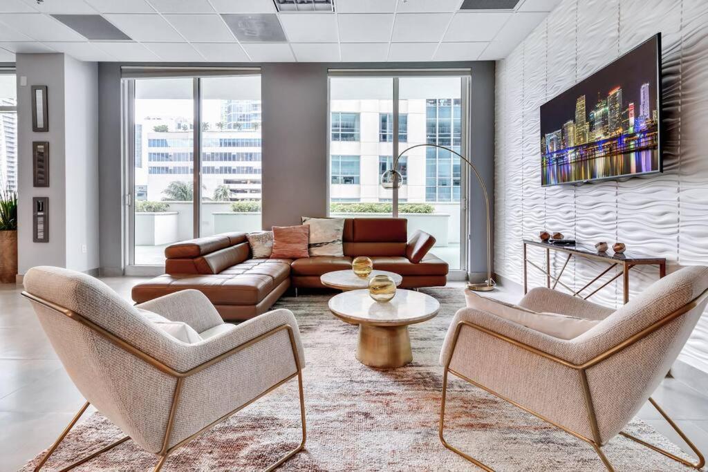 Modern 2/2 With Beautiful Ocean And Brickell Views Daire Miami Dış mekan fotoğraf