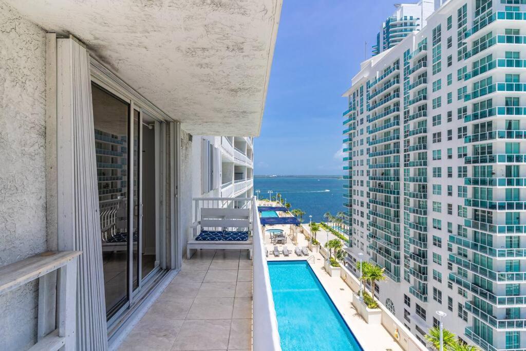 Modern 2/2 With Beautiful Ocean And Brickell Views Daire Miami Dış mekan fotoğraf