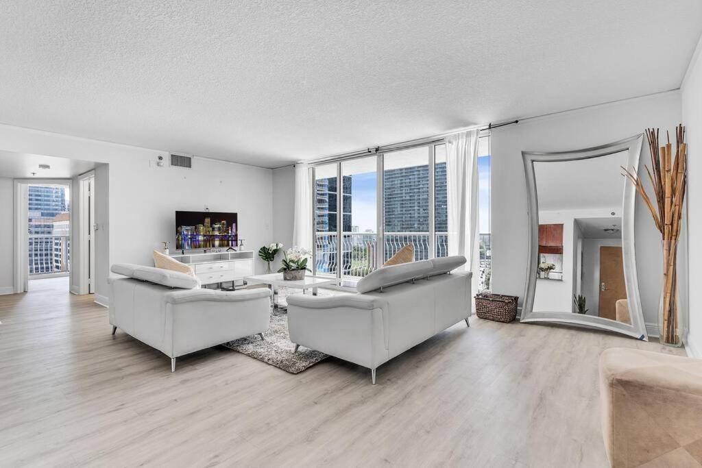Modern 2/2 With Beautiful Ocean And Brickell Views Daire Miami Dış mekan fotoğraf
