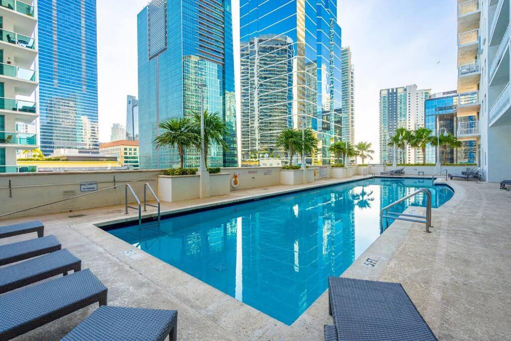 Modern 2/2 With Beautiful Ocean And Brickell Views Daire Miami Dış mekan fotoğraf